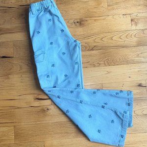 PACSUN Baggy Carpenter Pants with Mushroom Embellishment- Size XS RN#090233